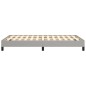 vidaXL Estructura de cama de tela gris claro 120x200 cm vidaXL Estructura de cama de tela gris claro 120x200 cm