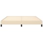vidaXL Estructura de cama de tela color crema 160x200 cm vidaXL Estructura de cama de tela color crema 160x200 cm