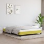vidaXL Estructura de cama de tela verde 140x190 cm vidaXL Estructura de cama de tela verde 140x190 cm