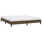 vidaXL Estructura de cama de tela marrón 160x200 cm vidaXL Estructura de cama de tela marrón 160x200 cm
