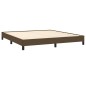 vidaXL Estructura de cama de tela marrón 160x200 cm vidaXL Estructura de cama de tela marrón 160x200 cm