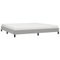vidaXL Estructura de cama gris claro tela 200x200 cm vidaXL Estructura de cama gris claro tela 200x200 cm