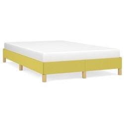 vidaXL Estructura de cama de tela verde 120x200 cm