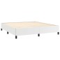 vidaXL Estructura de cama de cuero sintético blanco 180x200 cm vidaXL Estructura de cama de cuero sintético blanco 180x200 cm
