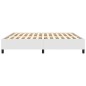 vidaXL Estructura de cama de cuero sintético blanco 180x200 cm vidaXL Estructura de cama de cuero sintético blanco 180x200 cm