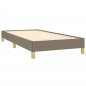 vidaXL Estructura de cama de tela gris taupe 90x200 cm vidaXL Estructura de cama de tela gris taupe 90x200 cm