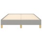 vidaXL Estructura de cama de tela gris claro 120x200 cm vidaXL Estructura de cama de tela gris claro 120x200 cm