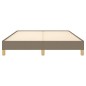 vidaXL Estructura de cama de tela gris taupe 140x190 cm vidaXL Estructura de cama de tela gris taupe 140x190 cm