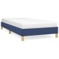 vidaXL Estructura de cama de tela azul 90x190 cm vidaXL Estructura de cama de tela azul 90x190 cm