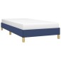 vidaXL Estructura de cama de tela azul 90x190 cm vidaXL Estructura de cama de tela azul 90x190 cm