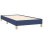 vidaXL Estructura de cama de tela azul 90x190 cm vidaXL Estructura de cama de tela azul 90x190 cm