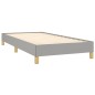 vidaXL Estructura de cama de tela gris claro 90x200 cm vidaXL Estructura de cama de tela gris claro 90x200 cm