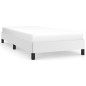 vidaXL Estructura de cama cuero sintético blanco 90x190 cm vidaXL Estructura de cama cuero sintético blanco 90x190 cm