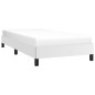 vidaXL Estructura de cama cuero sintético blanco 90x190 cm vidaXL Estructura de cama cuero sintético blanco 90x190 cm