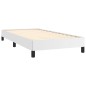 vidaXL Estructura de cama cuero sintético blanco 90x190 cm vidaXL Estructura de cama cuero sintético blanco 90x190 cm