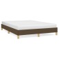 vidaXL Estructura de cama de tela marrón 140x200 cm vidaXL Estructura de cama de tela marrón 140x200 cm