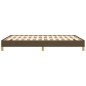 vidaXL Estructura de cama de tela marrón 140x200 cm vidaXL Estructura de cama de tela marrón 140x200 cm