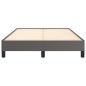 vidaXL Estructura de cama de cuero sintético gris 120x200 cm vidaXL Estructura de cama de cuero sintético gris 120x200 cm