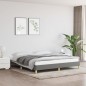 vidaXL Estructura de cama tela gris oscuro 180x200 cm vidaXL Estructura de cama tela gris oscuro 180x200 cm