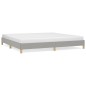 vidaXL Estructura de cama gris claro tela 200x200 cm vidaXL Estructura de cama gris claro tela 200x200 cm