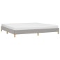 vidaXL Estructura de cama gris claro tela 200x200 cm vidaXL Estructura de cama gris claro tela 200x200 cm