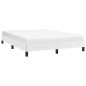 vidaXL Estructura de cama de cuero sintético blanco 140x200 cm vidaXL Estructura de cama de cuero sintético blanco 140x200 cm