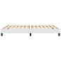 vidaXL Estructura de cama de cuero sintético blanco 140x200 cm vidaXL Estructura de cama de cuero sintético blanco 140x200 cm