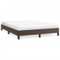 vidaXL Estructura de cama de cuero sintético marrón 140x200 cm vidaXL Estructura de cama de cuero sintético marrón 140x200 cm