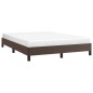 vidaXL Estructura de cama de cuero sintético marrón 140x200 cm vidaXL Estructura de cama de cuero sintético marrón 140x200 cm