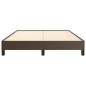 vidaXL Estructura de cama de cuero sintético marrón 140x200 cm vidaXL Estructura de cama de cuero sintético marrón 140x200 cm