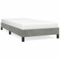 vidaXL Estructura de cama de terciopelo gris claro 100x200 cm vidaXL Estructura de cama de terciopelo gris claro 100x200 cm