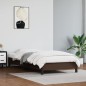 vidaXL Estructura de cama de cuero sintético marrón 100x200 cm vidaXL Estructura de cama de cuero sintético marrón 100x200 cm