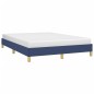 vidaXL Estructura de cama de tela azul 140x190 cm
