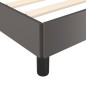 vidaXL Estructura de cama de cuero sintético gris 200x200 cm vidaXL Estructura de cama de cuero sintético gris 200x200 cm