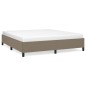 vidaXL Estructura de cama de tela gris taupe 160x200 cm vidaXL Estructura de cama de tela gris taupe 160x200 cm