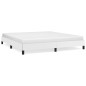 vidaXL Estructura de cama de cuero sintético blanco 160x200 cm vidaXL Estructura de cama de cuero sintético blanco 160x200 cm