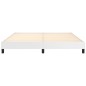 vidaXL Estructura de cama de cuero sintético blanco 160x200 cm vidaXL Estructura de cama de cuero sintético blanco 160x200 cm