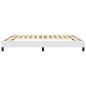 vidaXL Estructura de cama de cuero sintético blanco 160x200 cm vidaXL Estructura de cama de cuero sintético blanco 160x200 cm