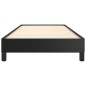 vidaXL Estructura de cama de cuero sintético negro 90x200 cm vidaXL Estructura de cama de cuero sintético negro 90x200 cm