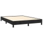 vidaXL Estructura de cama de terciopelo negro 140x190 cm vidaXL Estructura de cama de terciopelo negro 140x190 cm