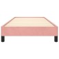 vidaXL Estructura de cama de terciopelo rosa 90x190 cm vidaXL Estructura de cama de terciopelo rosa 90x190 cm