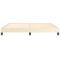 vidaXL Estructura de cama de cuero sintético color crema 200x200 cm