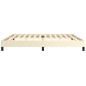 vidaXL Estructura de cama de cuero sintético color crema 200x200 cm