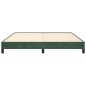 vidaXL Estructura de cama de terciopelo verde 160x200 cm vidaXL Estructura de cama de terciopelo verde 160x200 cm