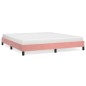 vidaXL Estructura de cama de terciopelo rosa 180x200 cm vidaXL Estructura de cama de terciopelo rosa 180x200 cm