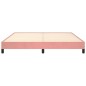 vidaXL Estructura de cama de terciopelo rosa 180x200 cm vidaXL Estructura de cama de terciopelo rosa 180x200 cm