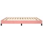 vidaXL Estructura de cama de terciopelo rosa 180x200 cm vidaXL Estructura de cama de terciopelo rosa 180x200 cm