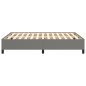 vidaXL Estructura de cama de tela gris oscuro 140x190 cm vidaXL Estructura de cama de tela gris oscuro 140x190 cm