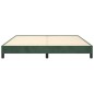 vidaXL Estructura de cama de terciopelo verde 180x200 cm vidaXL Estructura de cama de terciopelo verde 180x200 cm