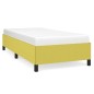 vidaXL Estructura de cama de tela verde 80x200 cm